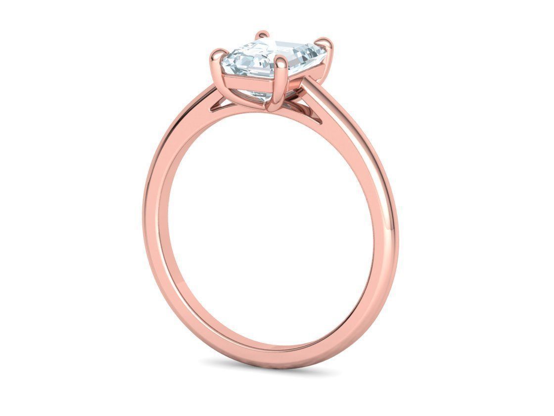 Emerald Solitaire Rings Collection 8x6 stone and 7x5 _43