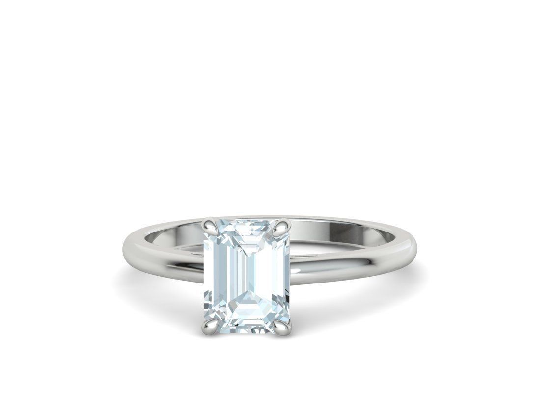 Emerald Solitaire Rings Collection 8x6 stone and 7x5 _47