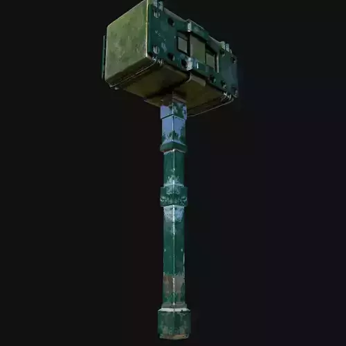 Compact and Portable 3D Model of Camping Hammer