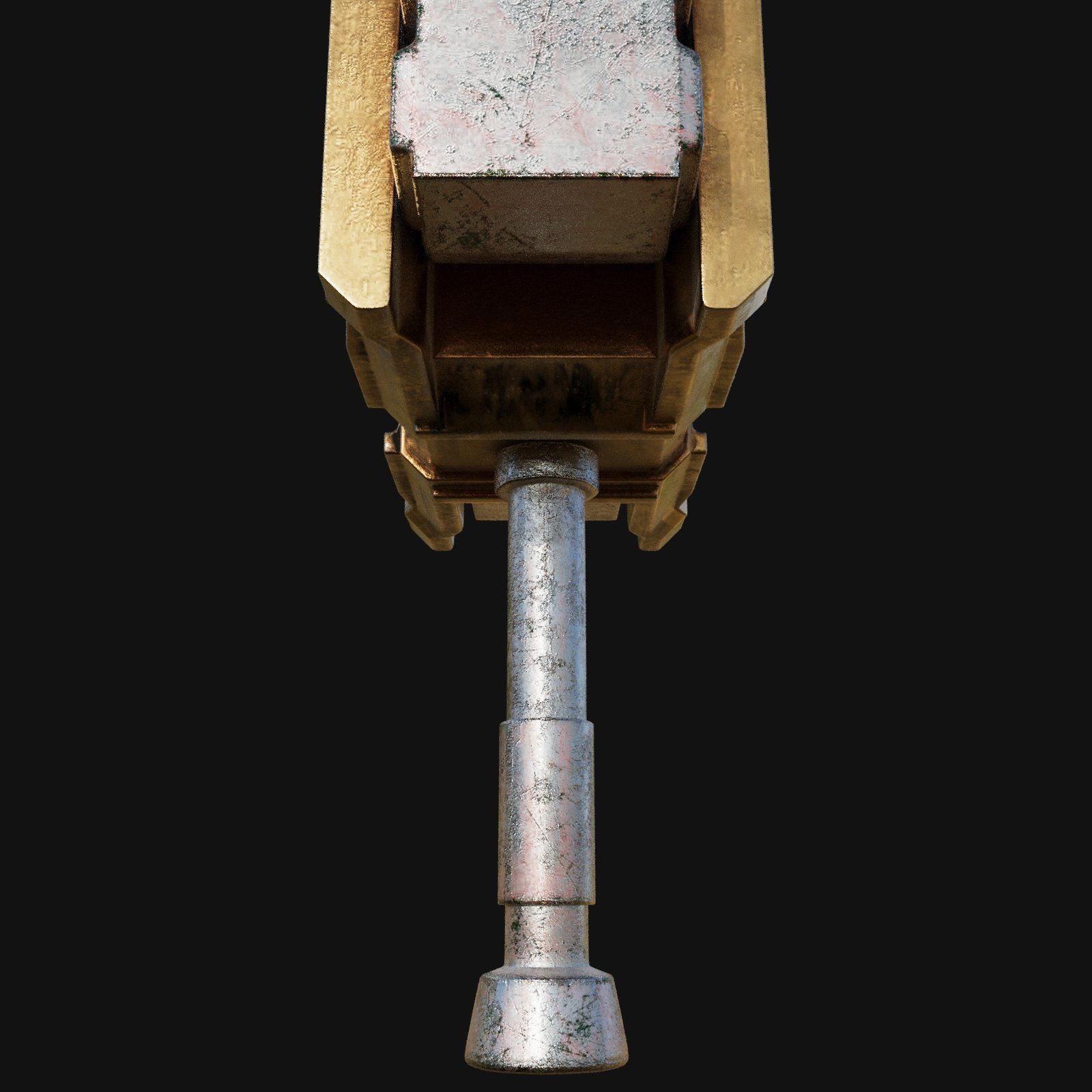 Precision Forging Tool 3D Model of Smithing Hammer 3D model_6