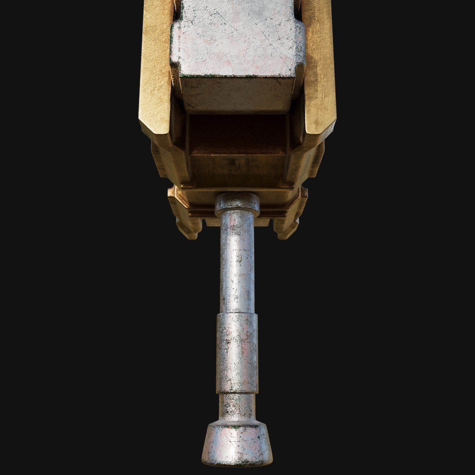 Precision Forging Tool 3D Model of Smithing Hammer 3D model_5