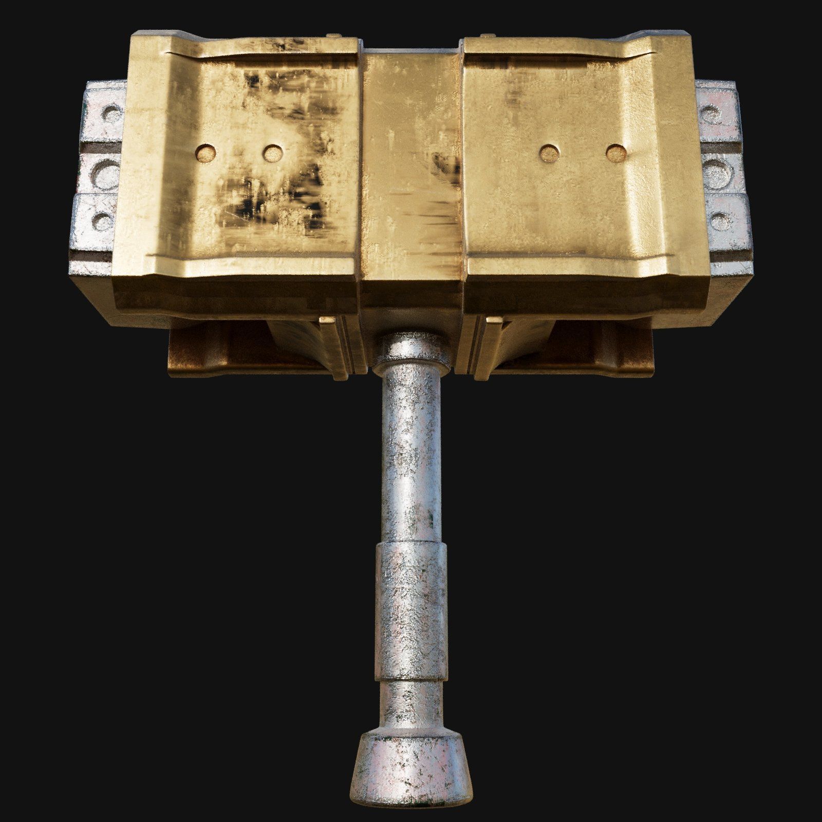 Precision Forging Tool 3D Model of Smithing Hammer 3D model_2