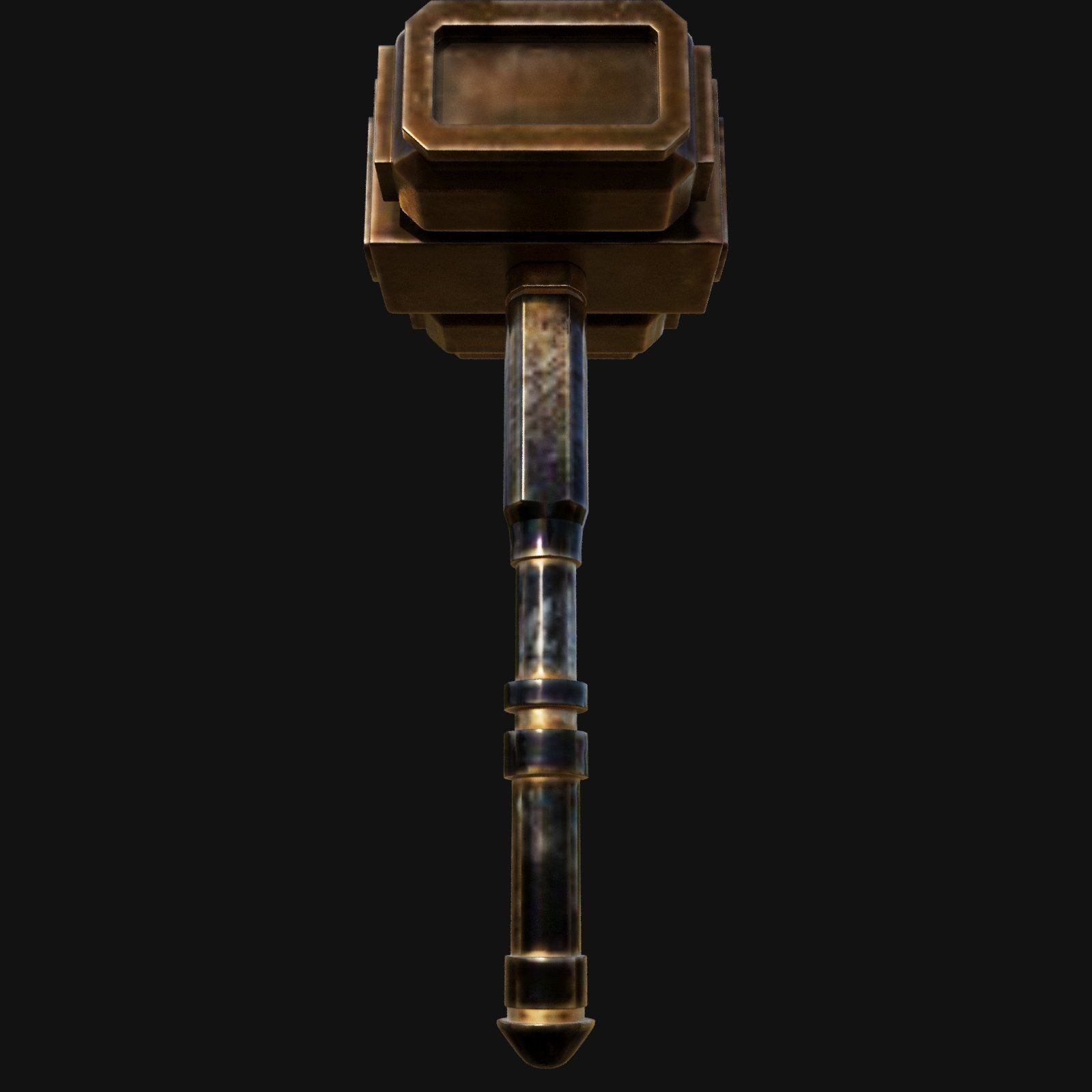 Historical Accuracy 3D Model of Viking Hammer 3D model_8