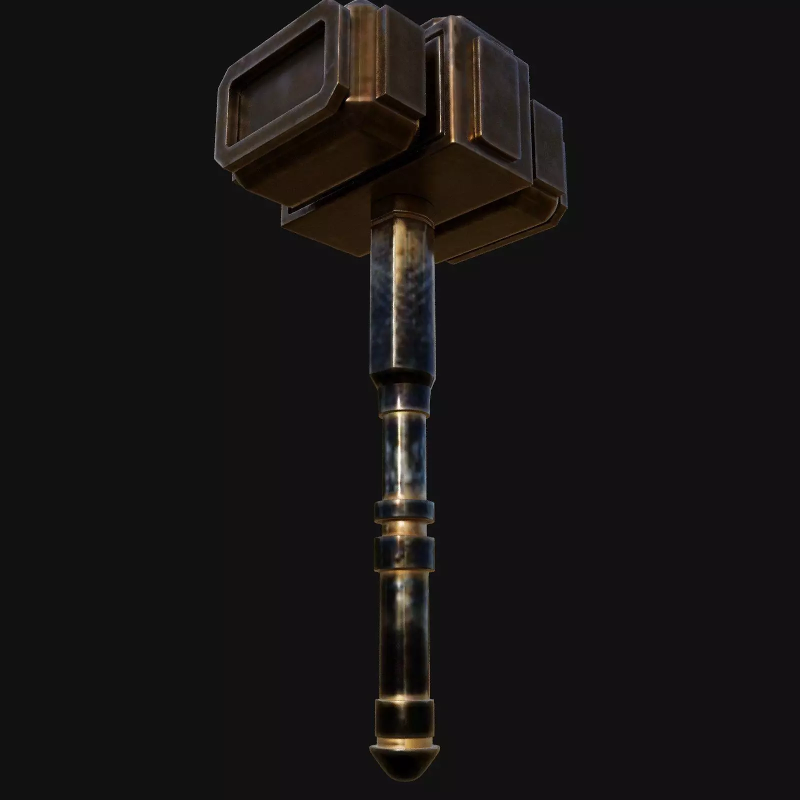 Historical Accuracy 3D Model of Viking Hammer 3D model_0