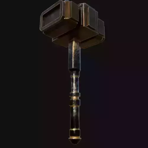 Historical Accuracy 3D Model of Viking Hammer 3D model