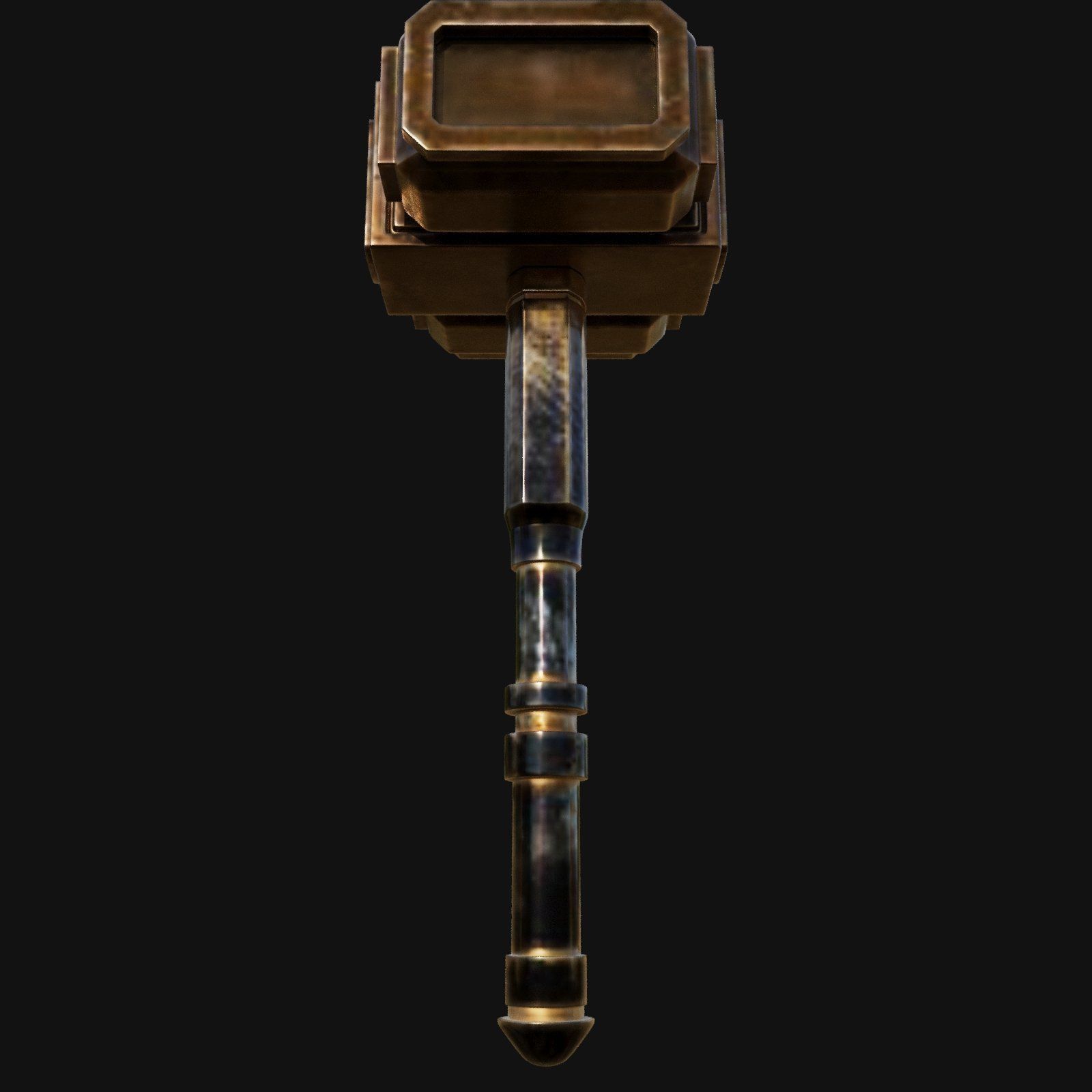 Historical Accuracy 3D Model of Viking Hammer 3D model_9