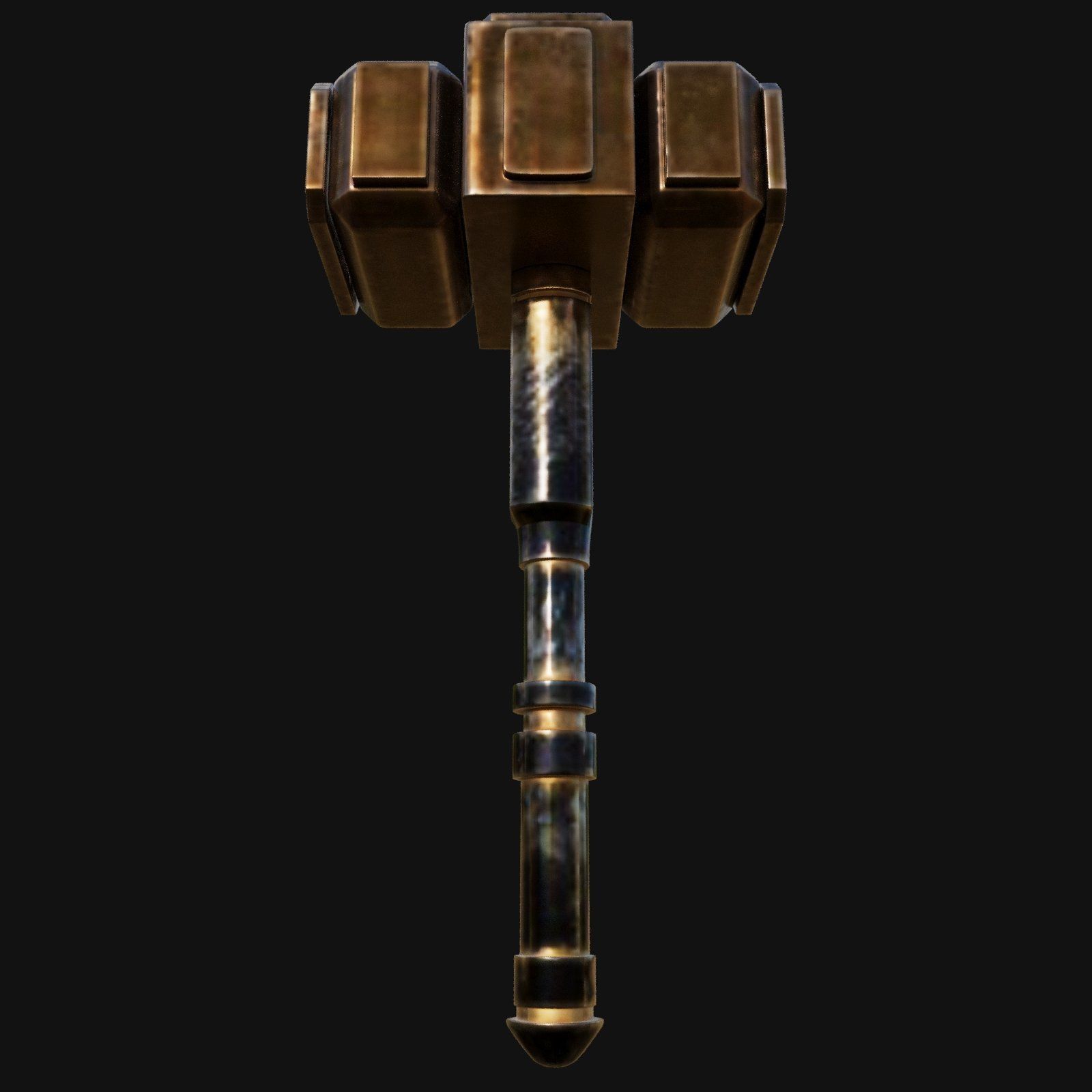 Historical Accuracy 3D Model of Viking Hammer 3D model_7