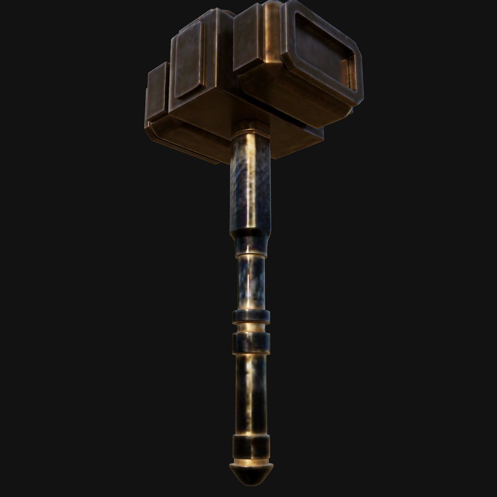 Historical Accuracy 3D Model of Viking Hammer 3D model_5
