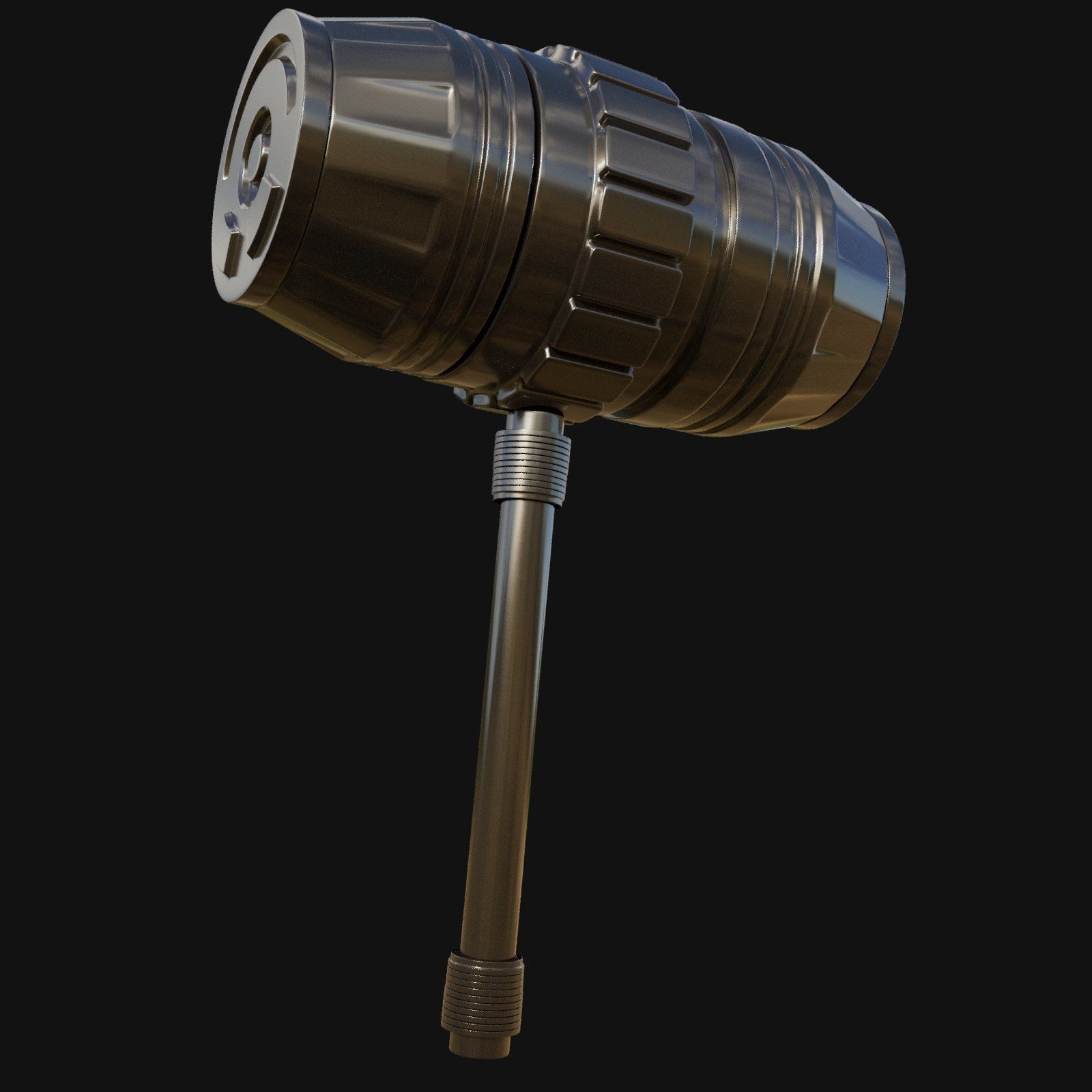 Precision Engineering 3D Model of Engineers Hammer 3D model_3