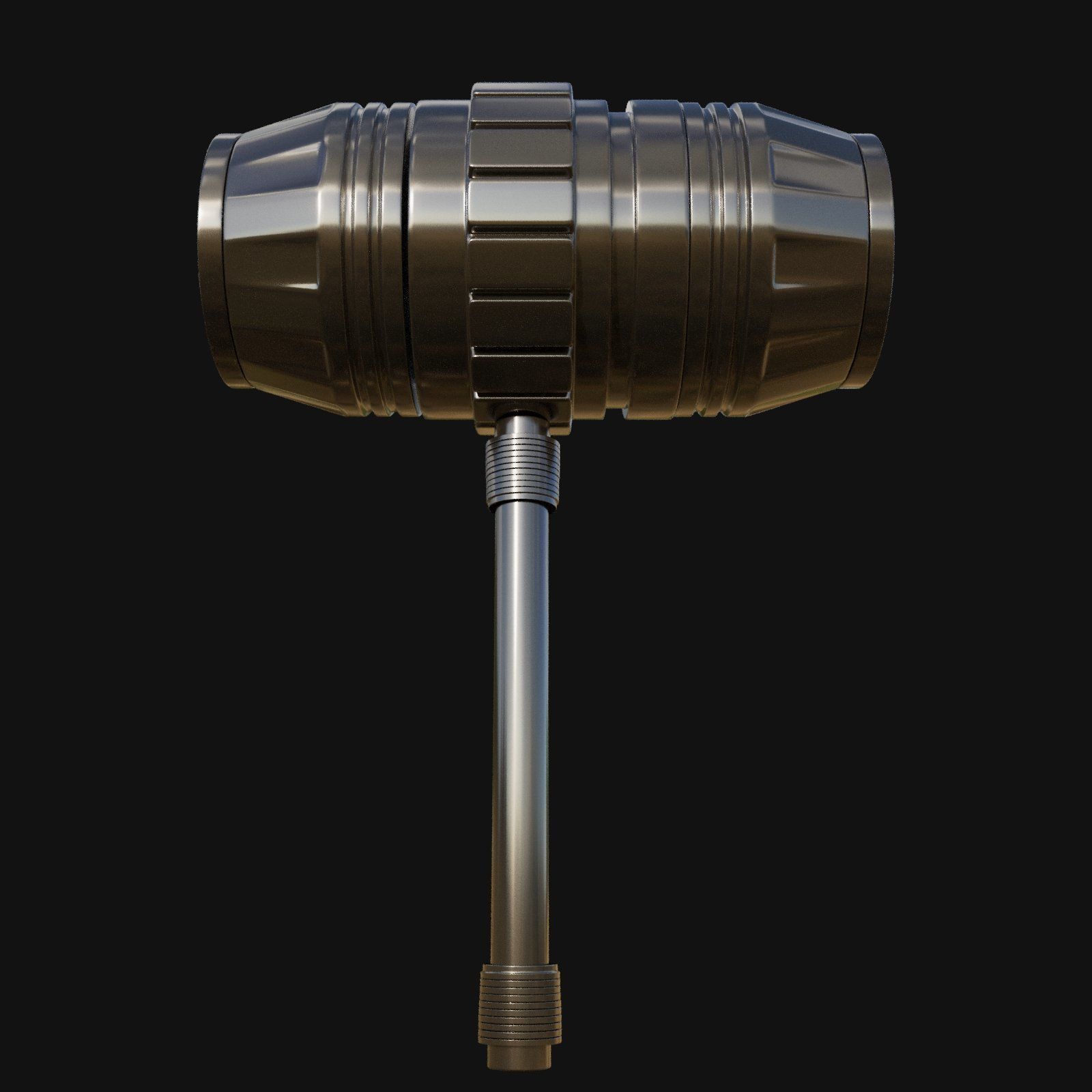 Precision Engineering 3D Model of Engineers Hammer 3D model_7