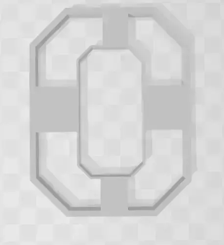 3D MODEL LETTER O