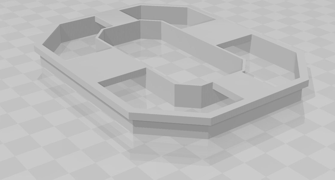 3D MODEL LETTER O 3D print model_3