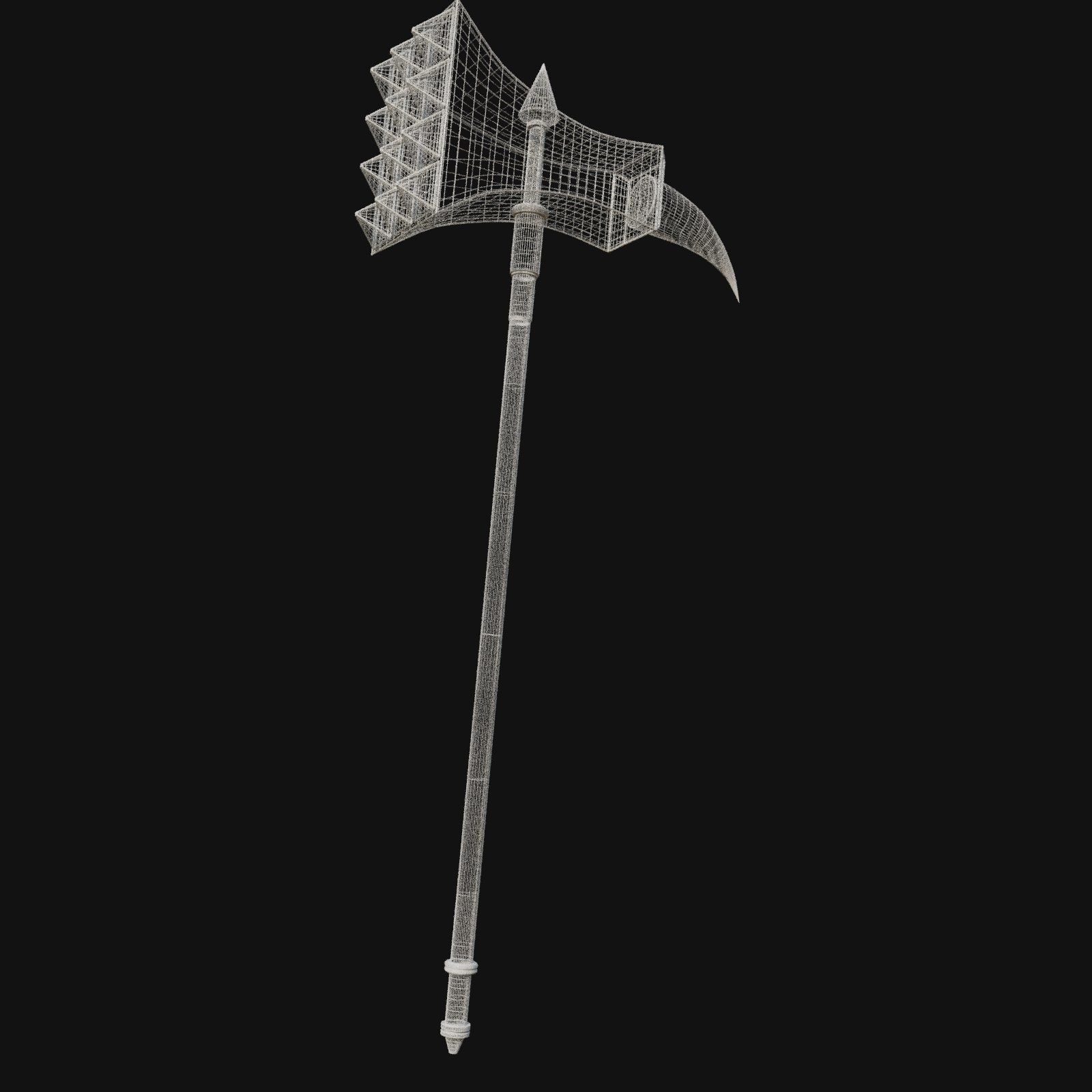 Industrial Grade Scaling Tool 3D Model of Scaling Hammer 3D model_4