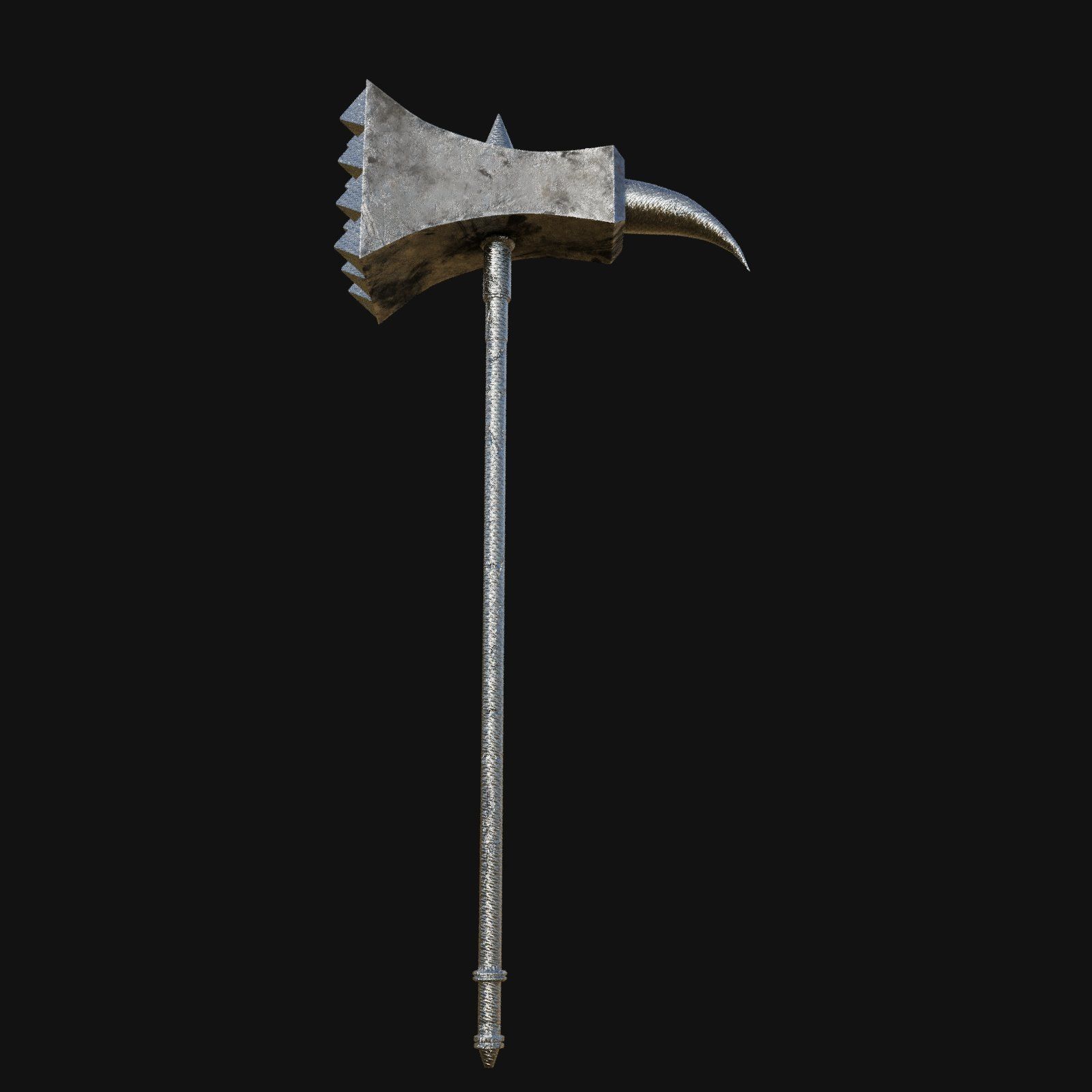 Industrial Grade Scaling Tool 3D Model of Scaling Hammer 3D model_9