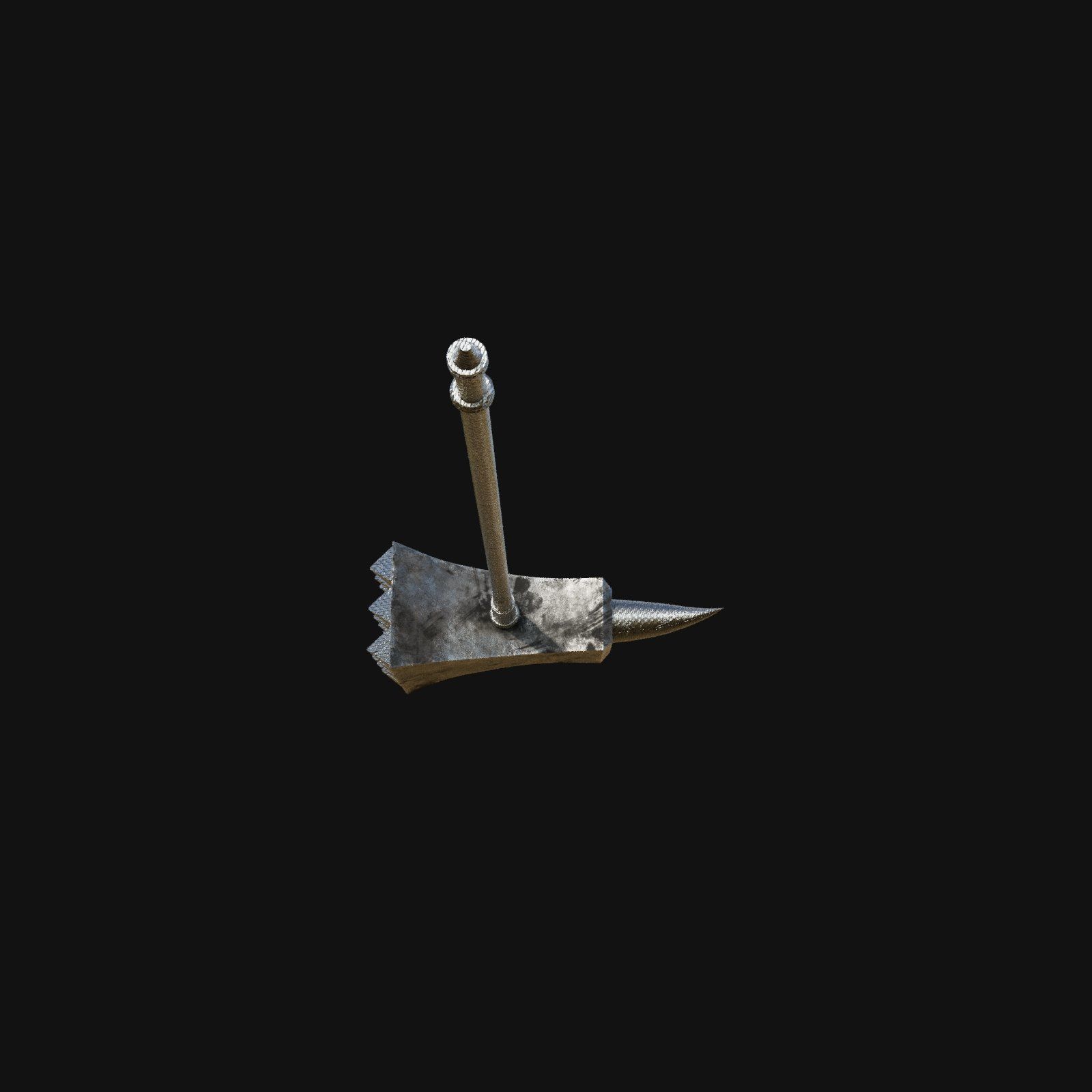 Industrial Grade Scaling Tool 3D Model of Scaling Hammer 3D model_7