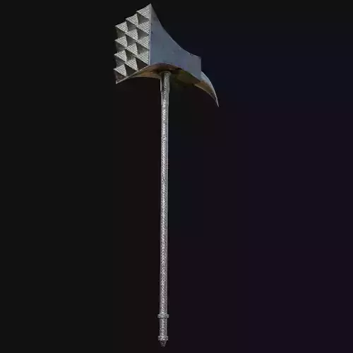 Industrial Grade Scaling Tool 3D Model of Scaling Hammer