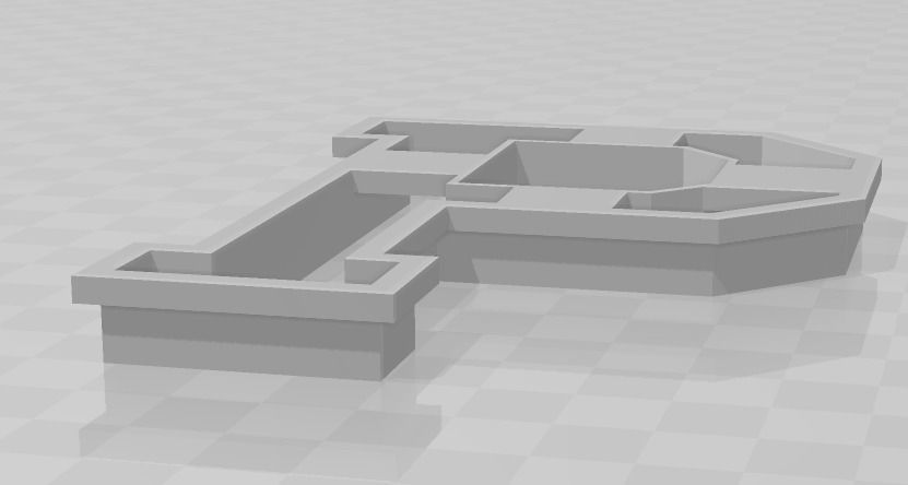 3D MODEL CUTTER LETTER P 3D print model_2