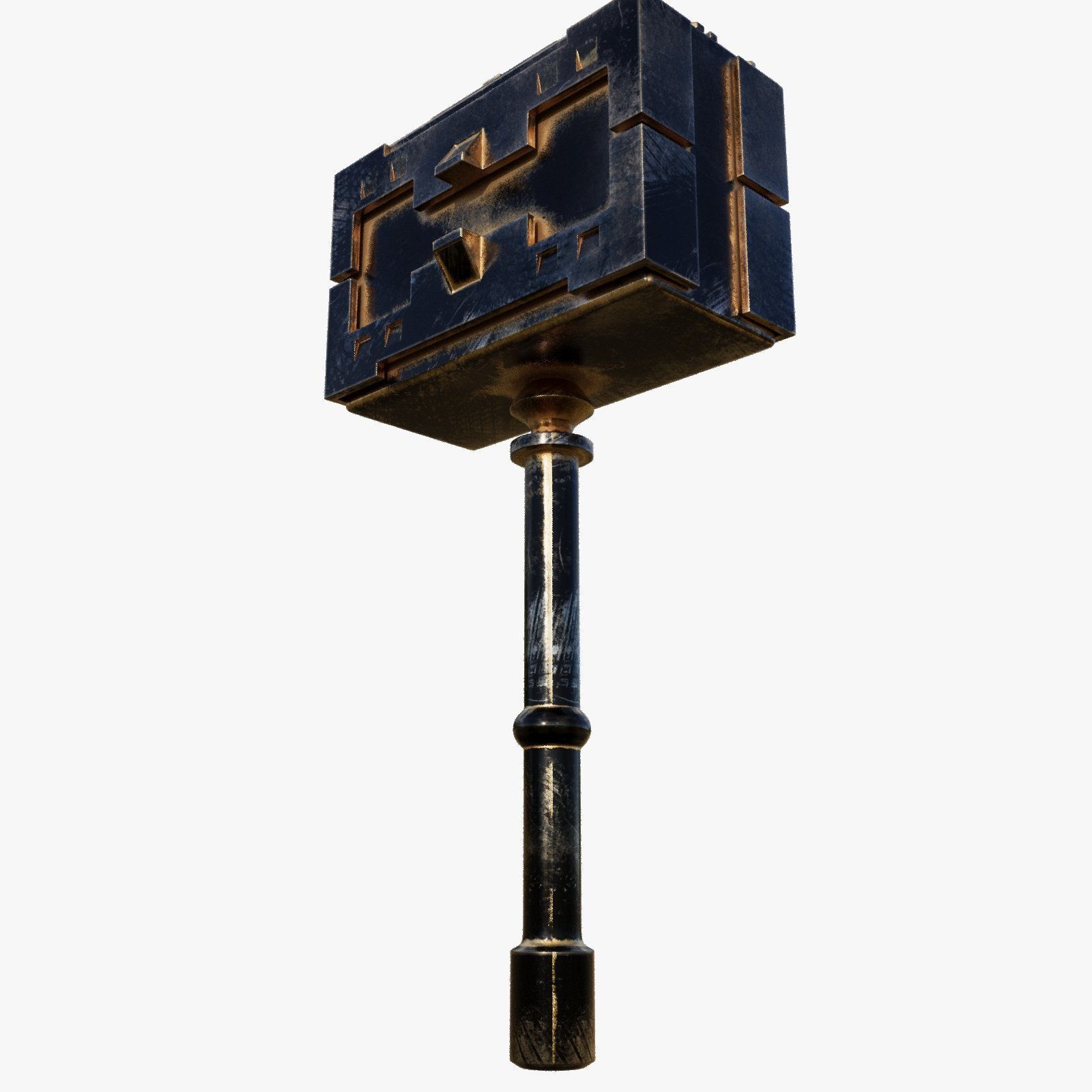Fence Post Installation Made Easy 3D Model of Maul Hammer 3D model_9