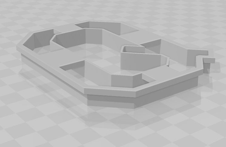 3D MODEL CUTTER LETTER Q 3D print model_3