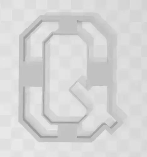 3D MODEL CUTTER LETTER Q