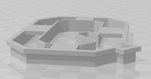 3D MODEL CUTTER LETTER Q 3D print model_2