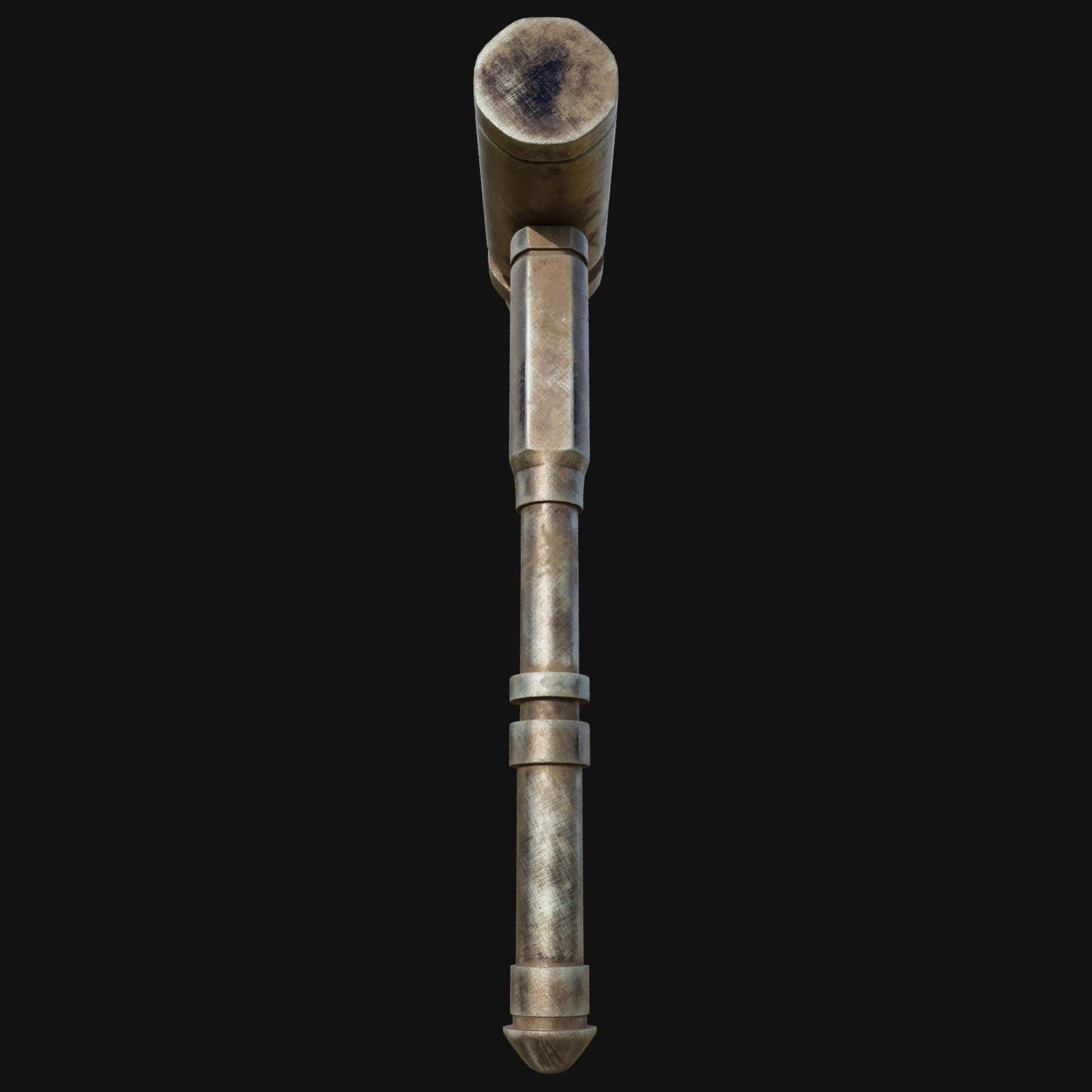 Heavy Duty Demolition Tool 3D Model of Jackhammer 3D model_2