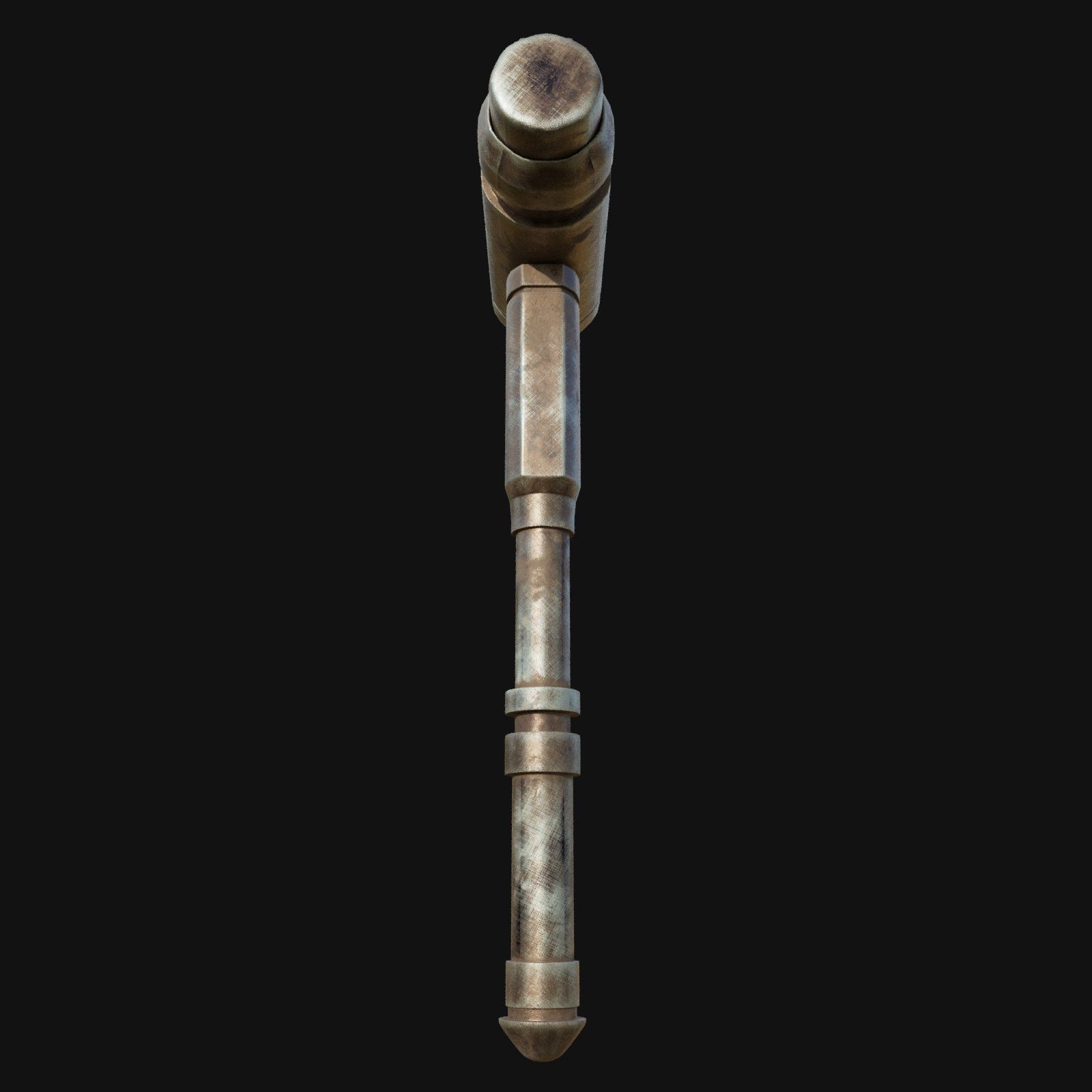 Heavy Duty Demolition Tool 3D Model of Jackhammer 3D model_8