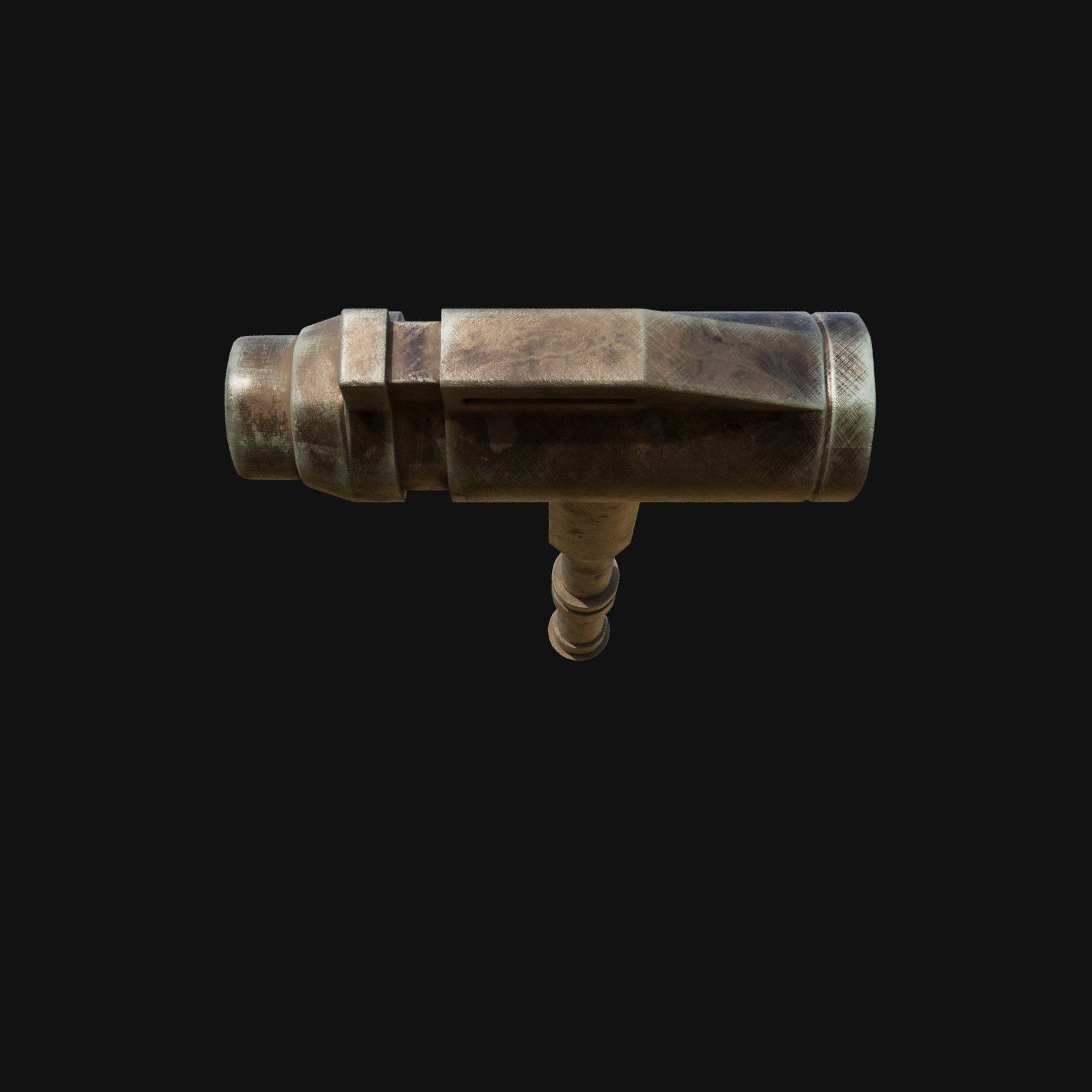 Heavy Duty Demolition Tool 3D Model of Jackhammer 3D model_3