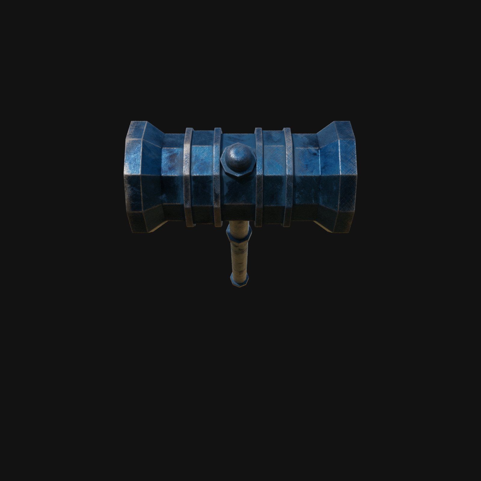 Precision in Stonemasonry 3D Model of Stonemasons Hammer 3D model_8