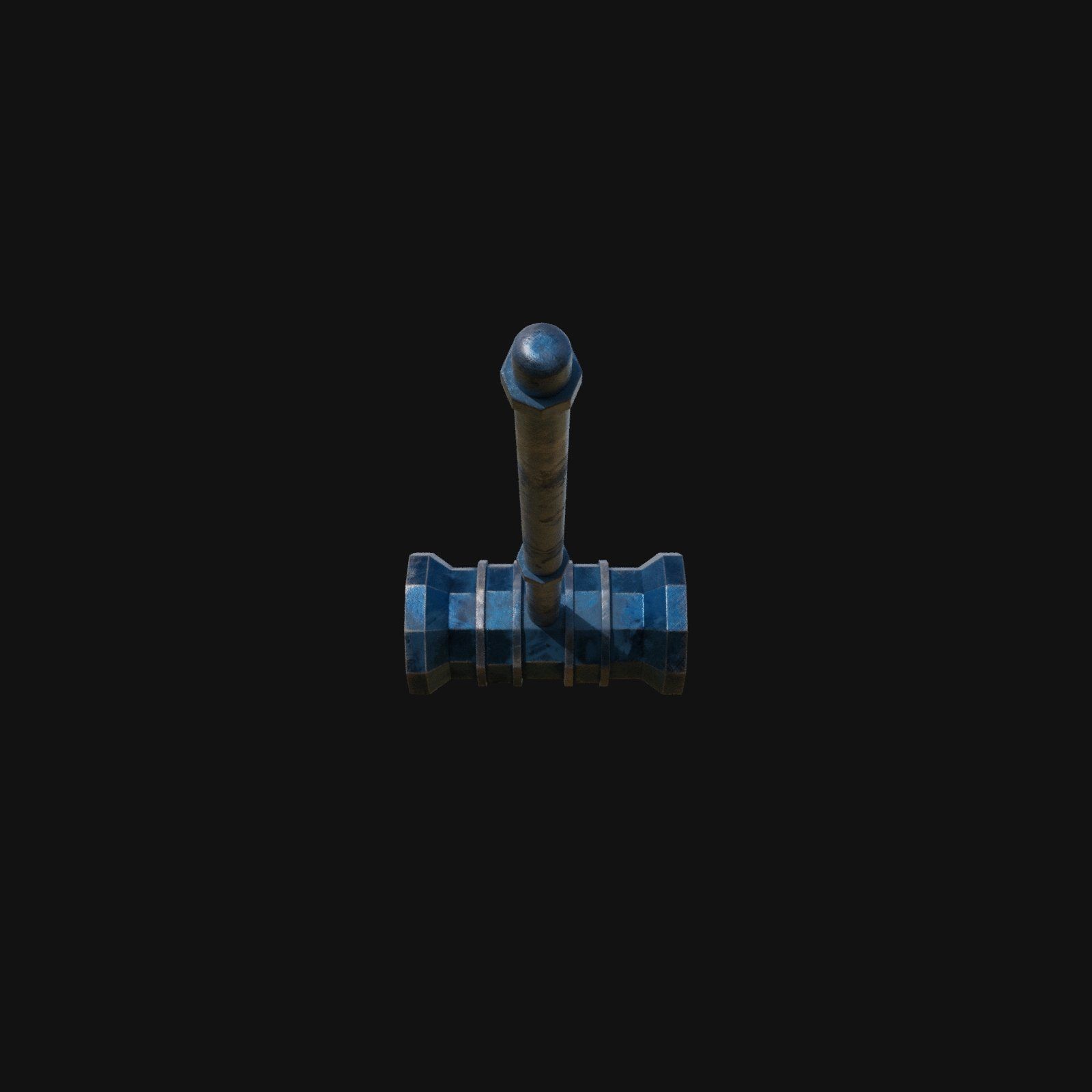 Precision in Stonemasonry 3D Model of Stonemasons Hammer 3D model_9