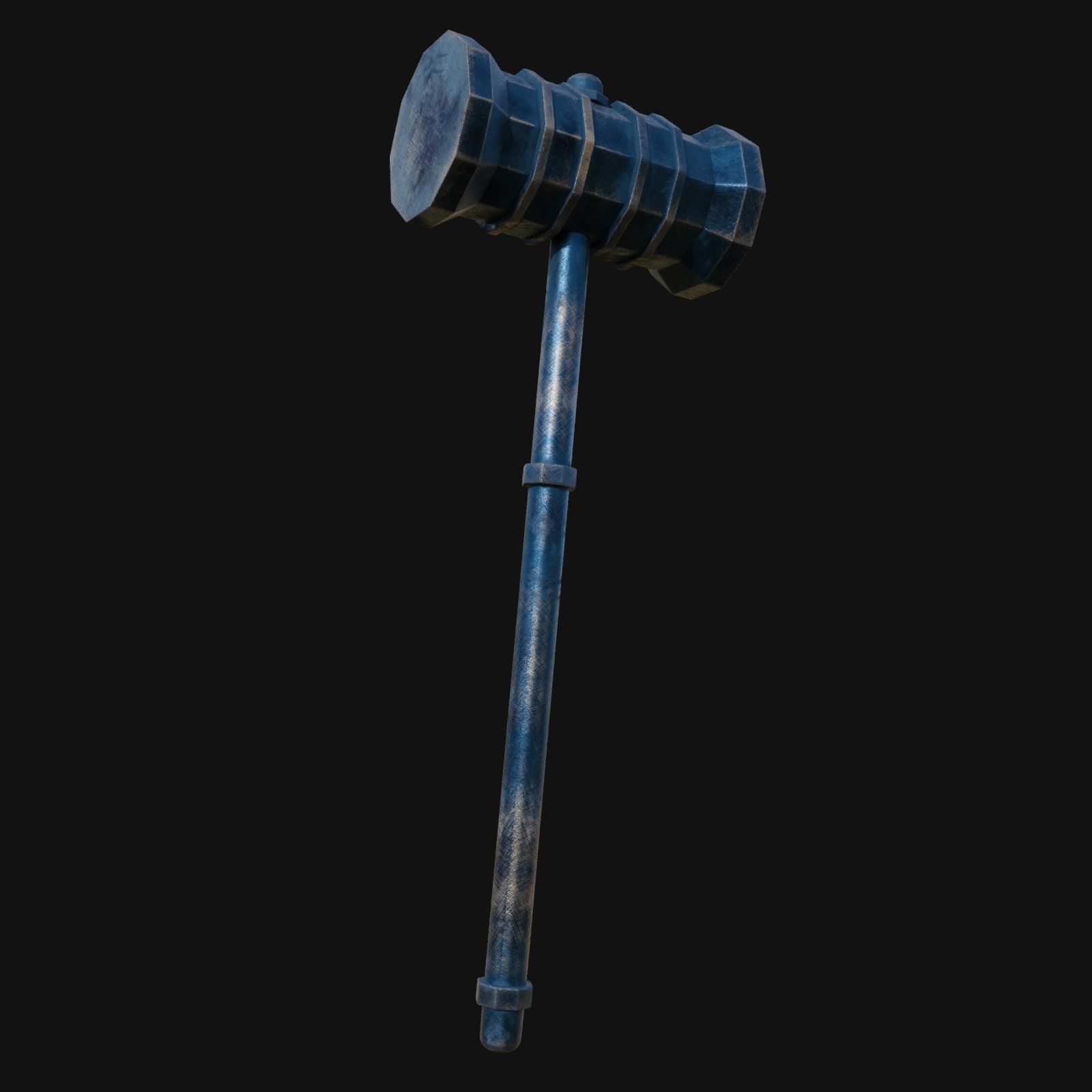 Precision in Stonemasonry 3D Model of Stonemasons Hammer 3D model_4