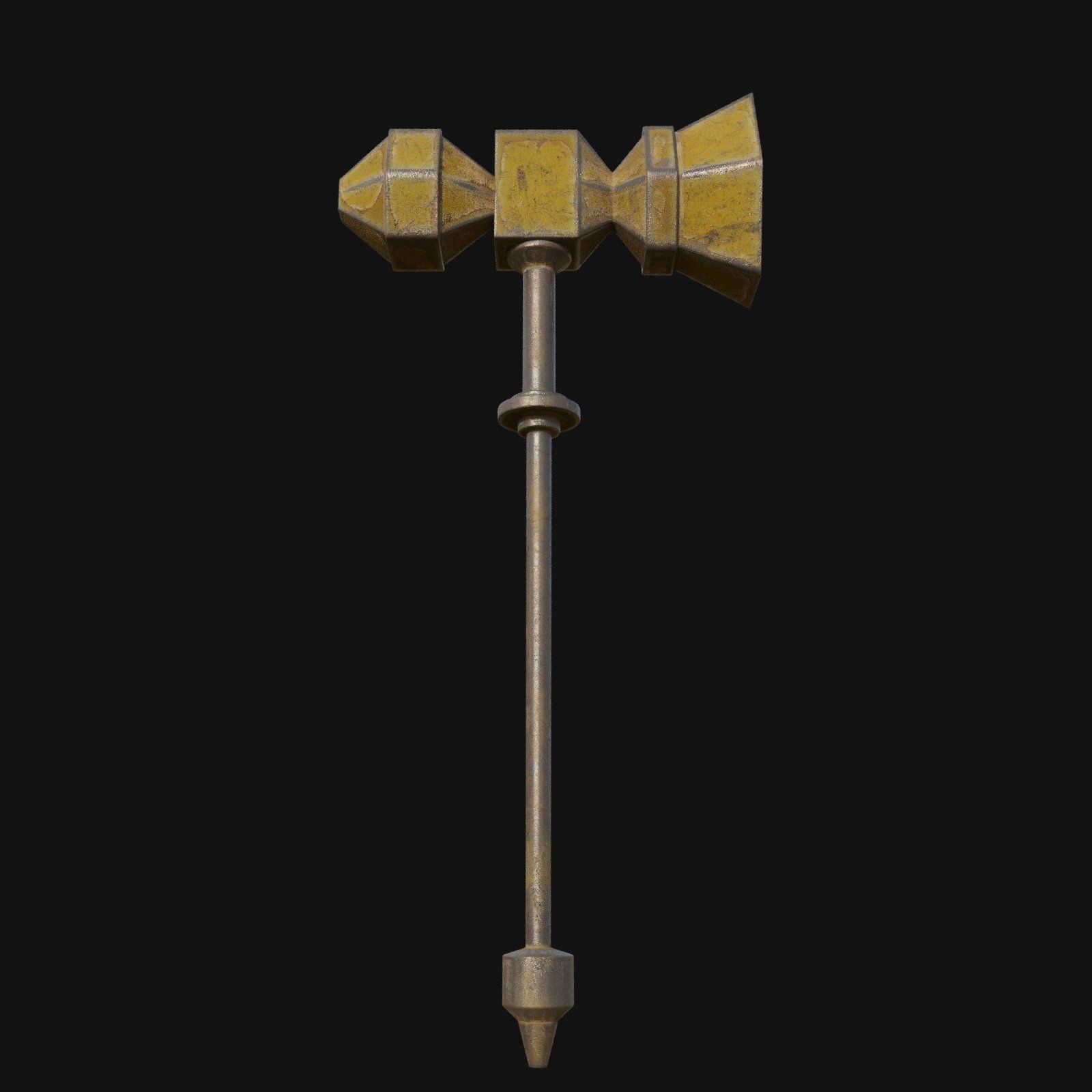 Traditional Craftsmanship 3D Model of Blacksmith Hammer 3D model_7