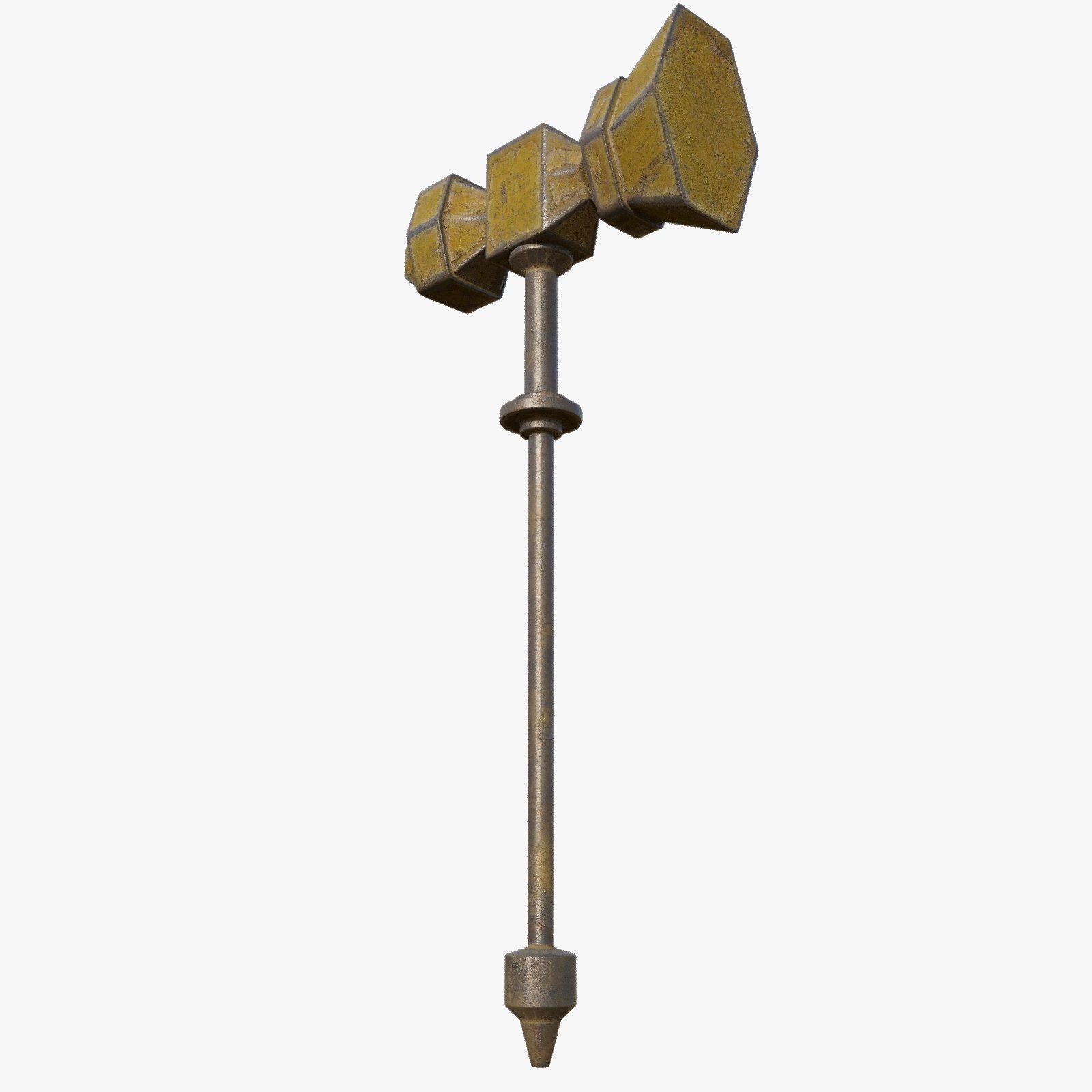 Traditional Craftsmanship 3D Model of Blacksmith Hammer 3D model_5