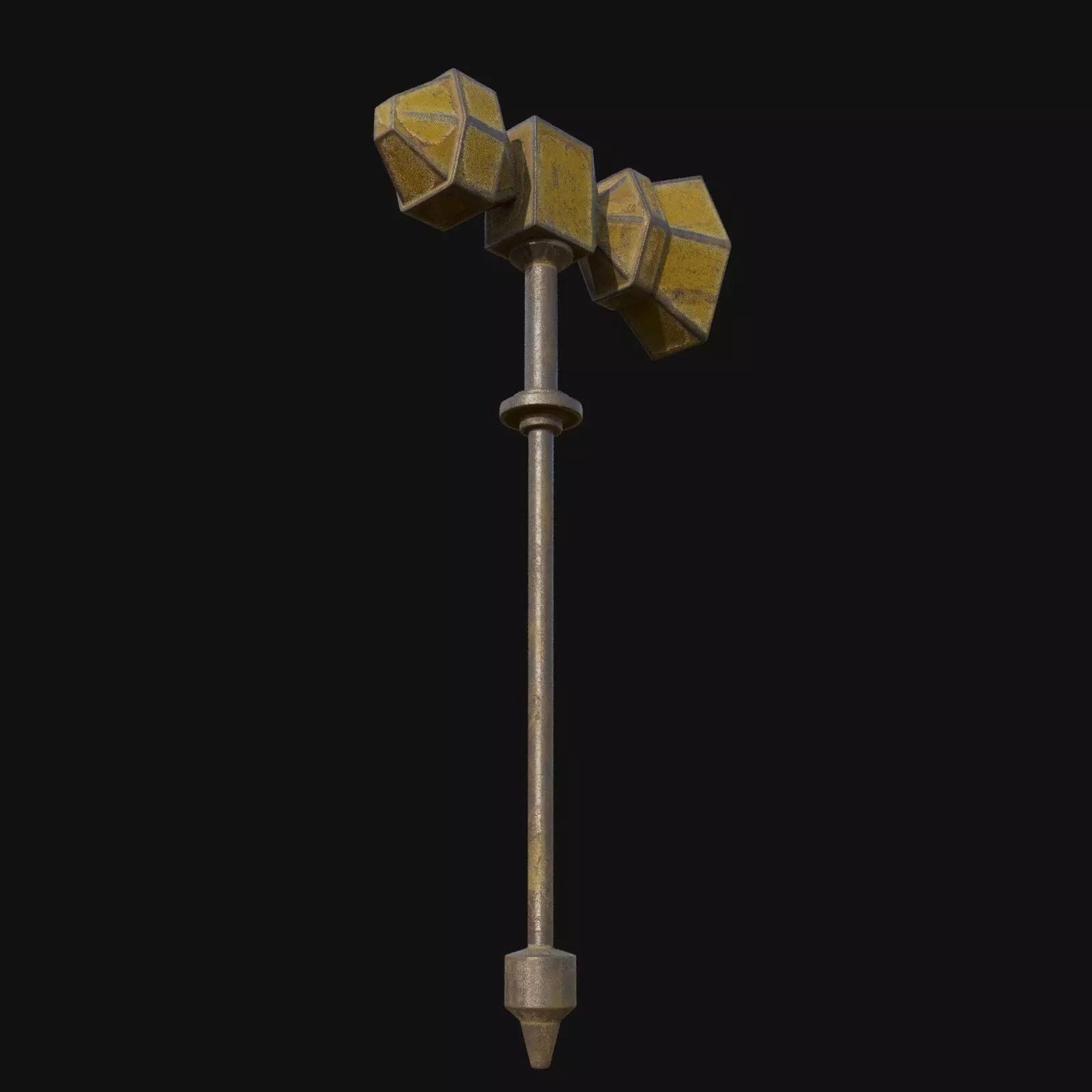 Traditional Craftsmanship 3D Model of Blacksmith Hammer 3D model_0