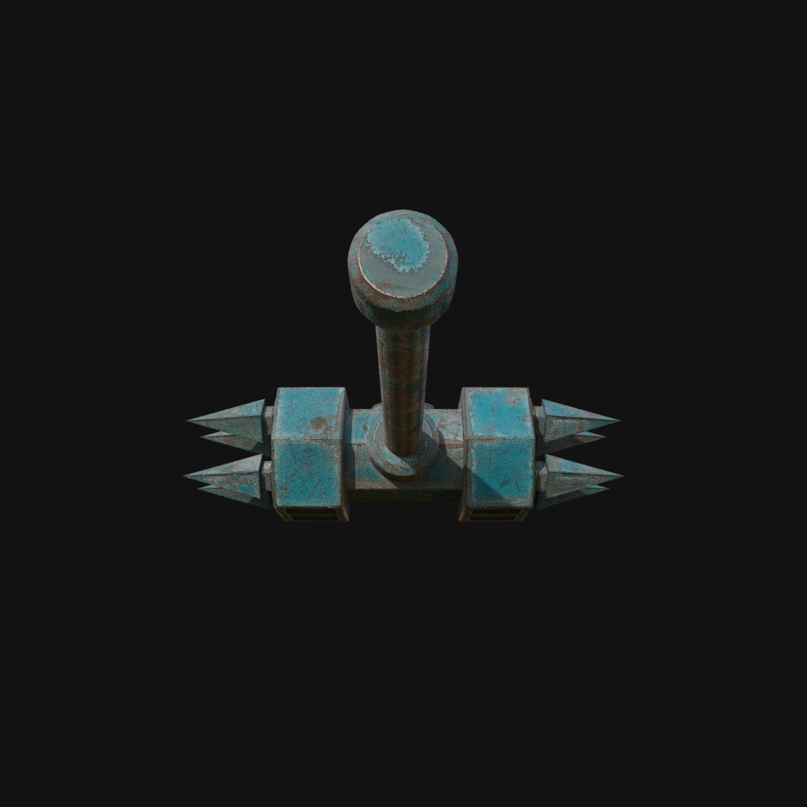 Dual Functionality 3D Model of Double Faced Hammer 3D model_5