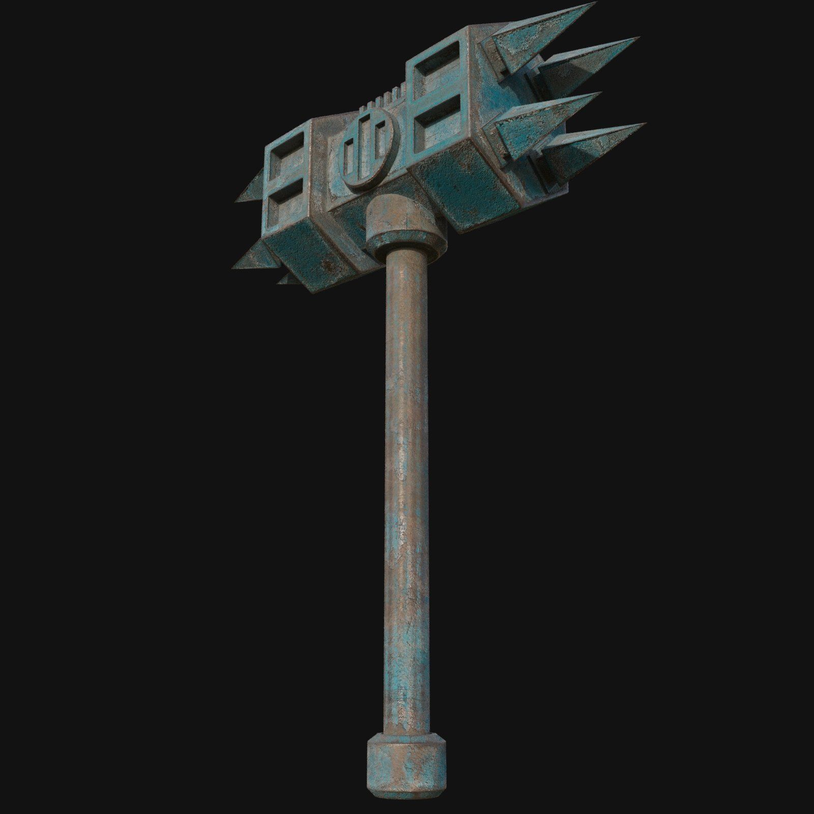 Dual Functionality 3D Model of Double Faced Hammer 3D model_4