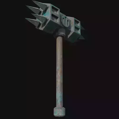 Dual Functionality 3D Model of Double Faced Hammer 3D model