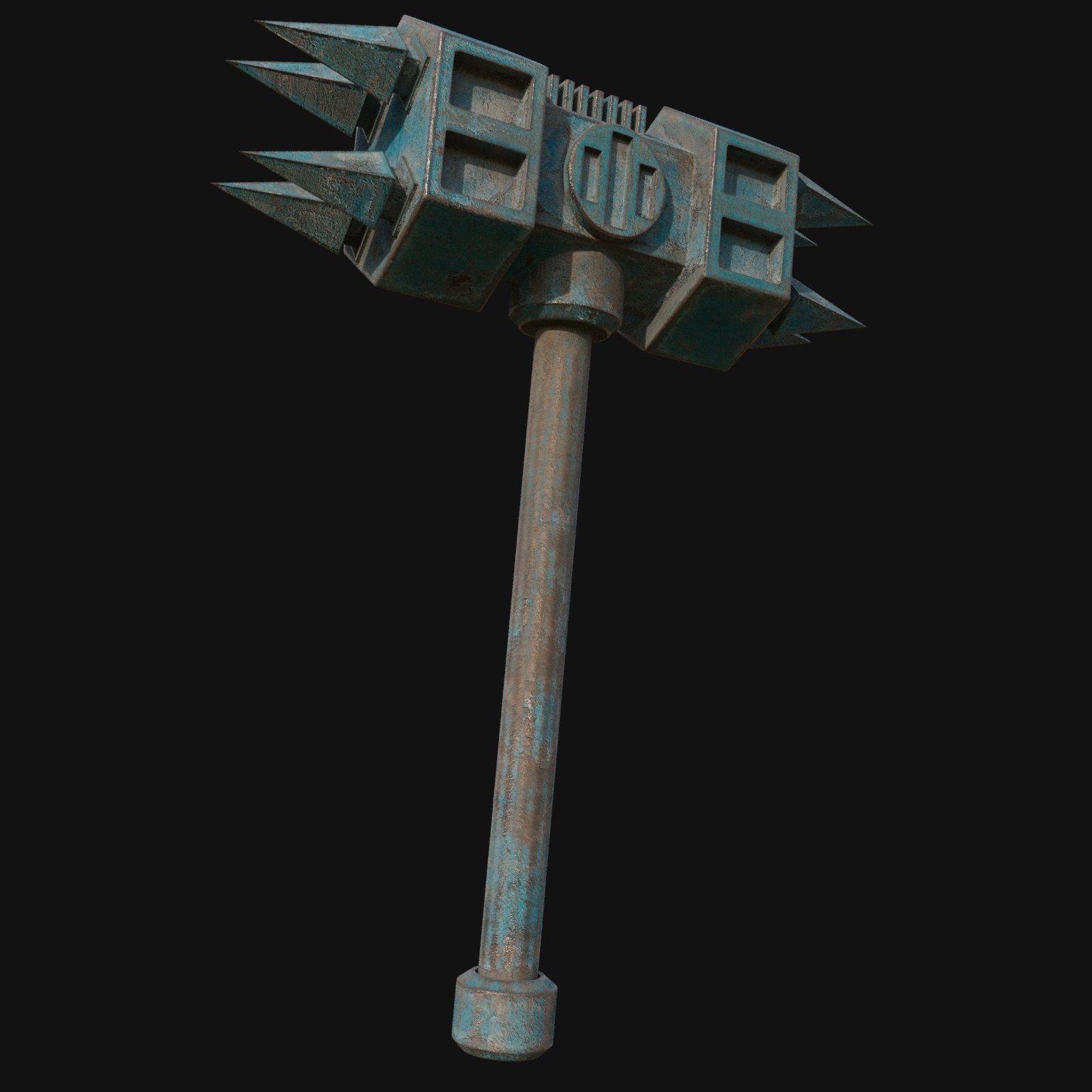 Dual Functionality 3D Model of Double Faced Hammer 3D model_6