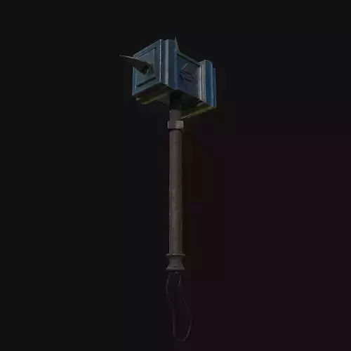 Artisanal Craftsmanship 3D Model of Carpenters Hammer 3D model