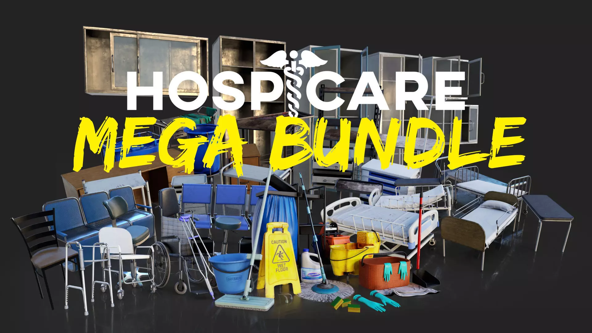Hospicare MEGA BUNDLE 3D Model Collection_0