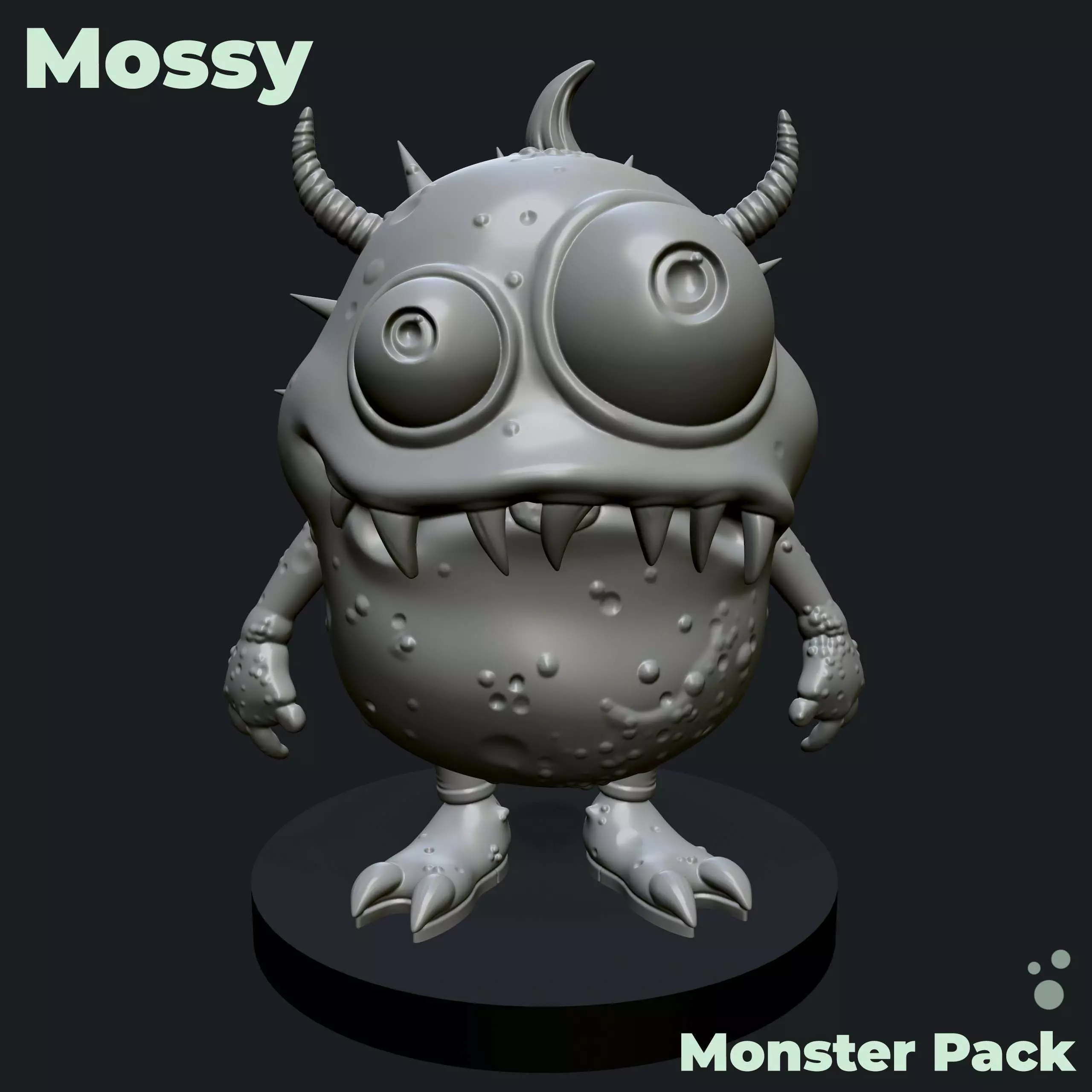 Mossy  3D print model_0