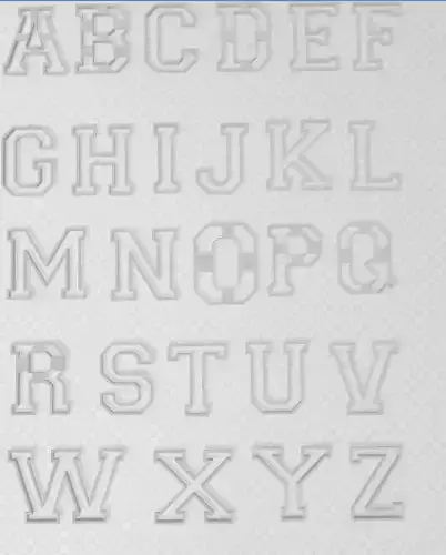 3D MODEL CUTTER LETTER A-Z