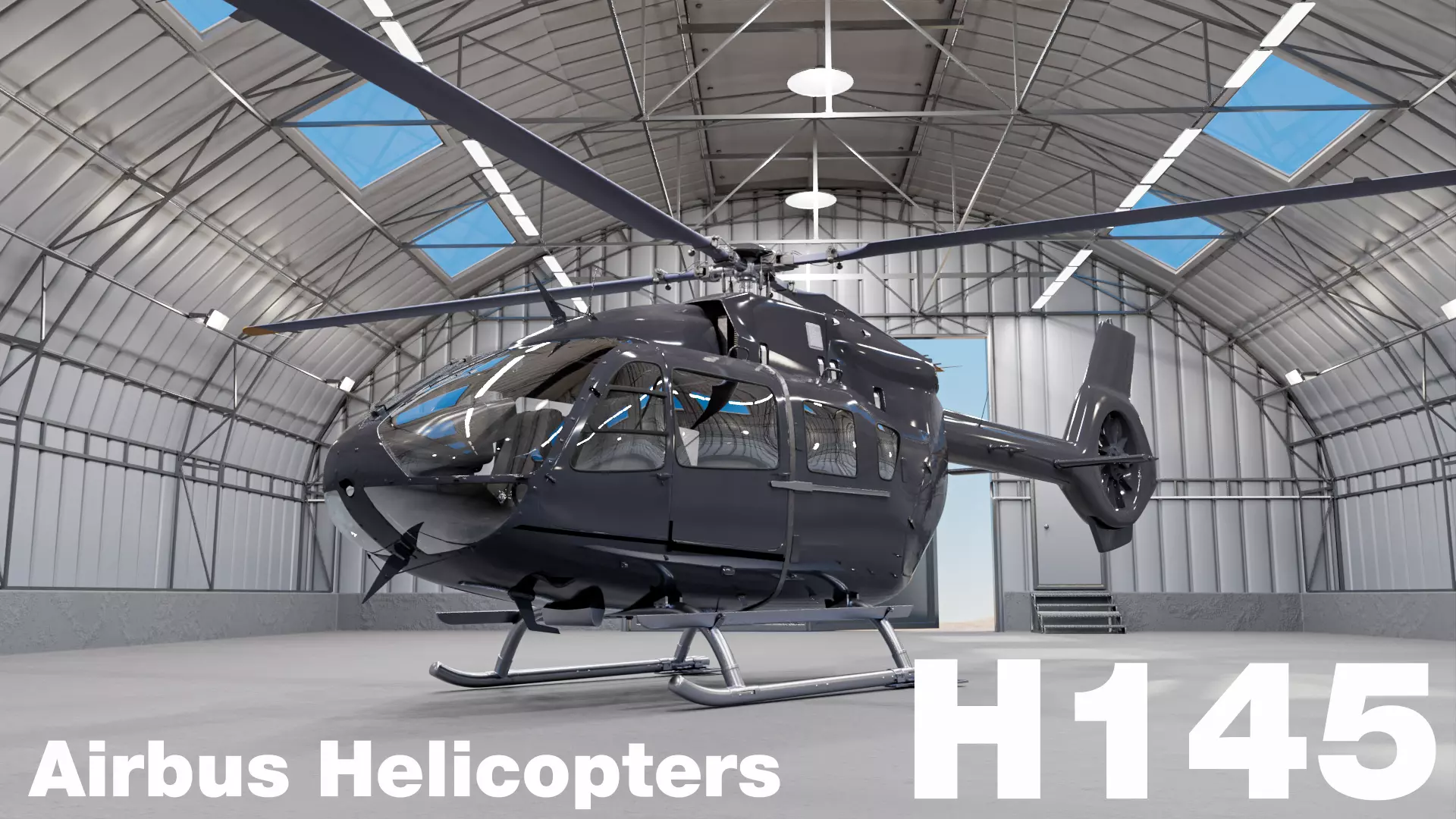 Airbus Helicopter H145 3D model_0