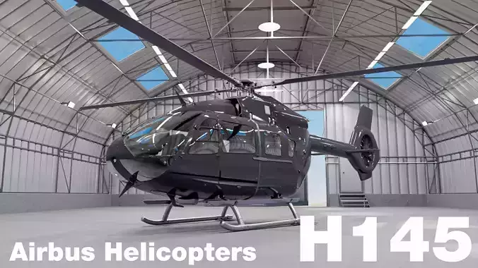Airbus Helicopter H145 3D model