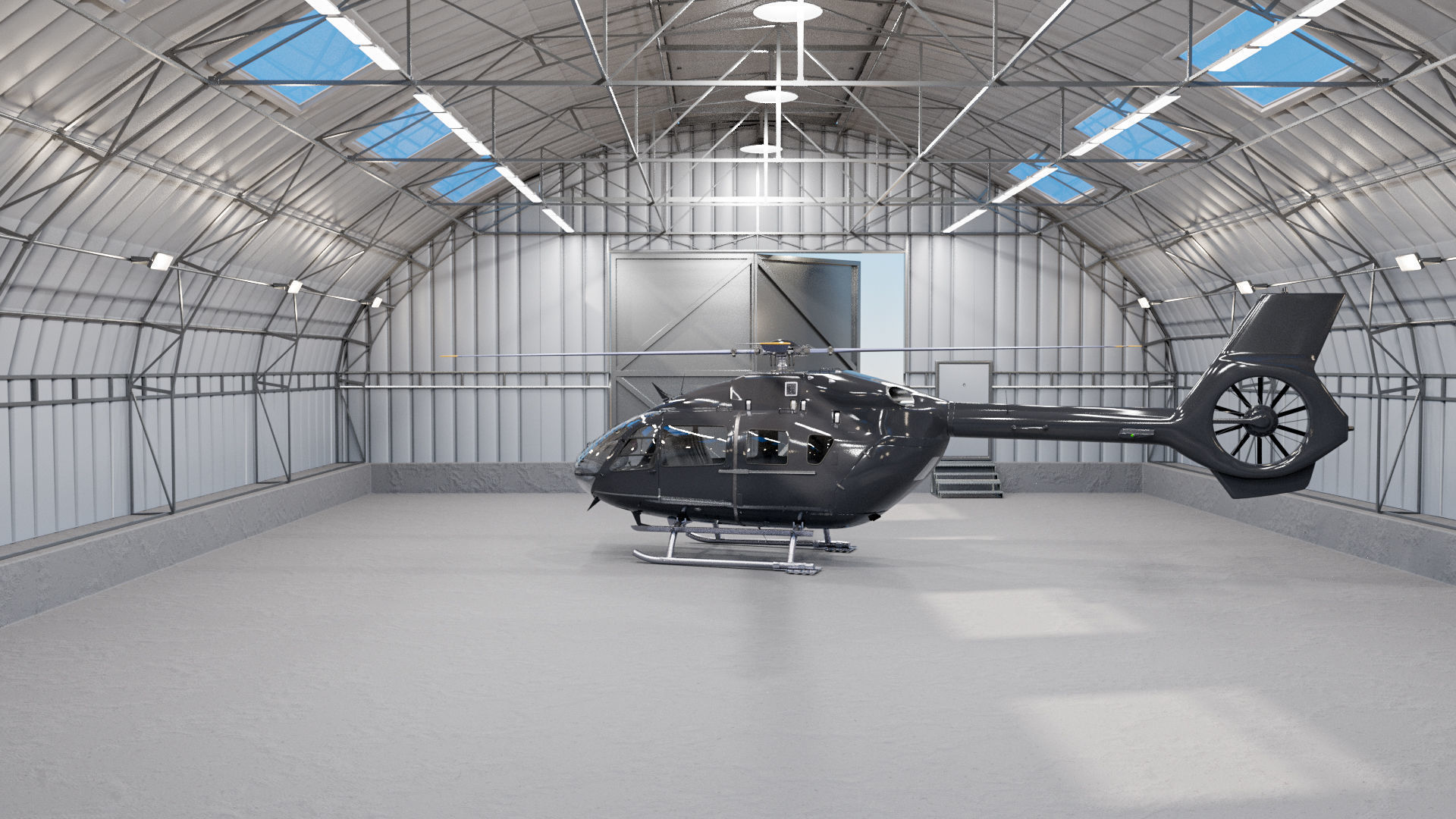 Airbus Helicopter H145 3D model_3