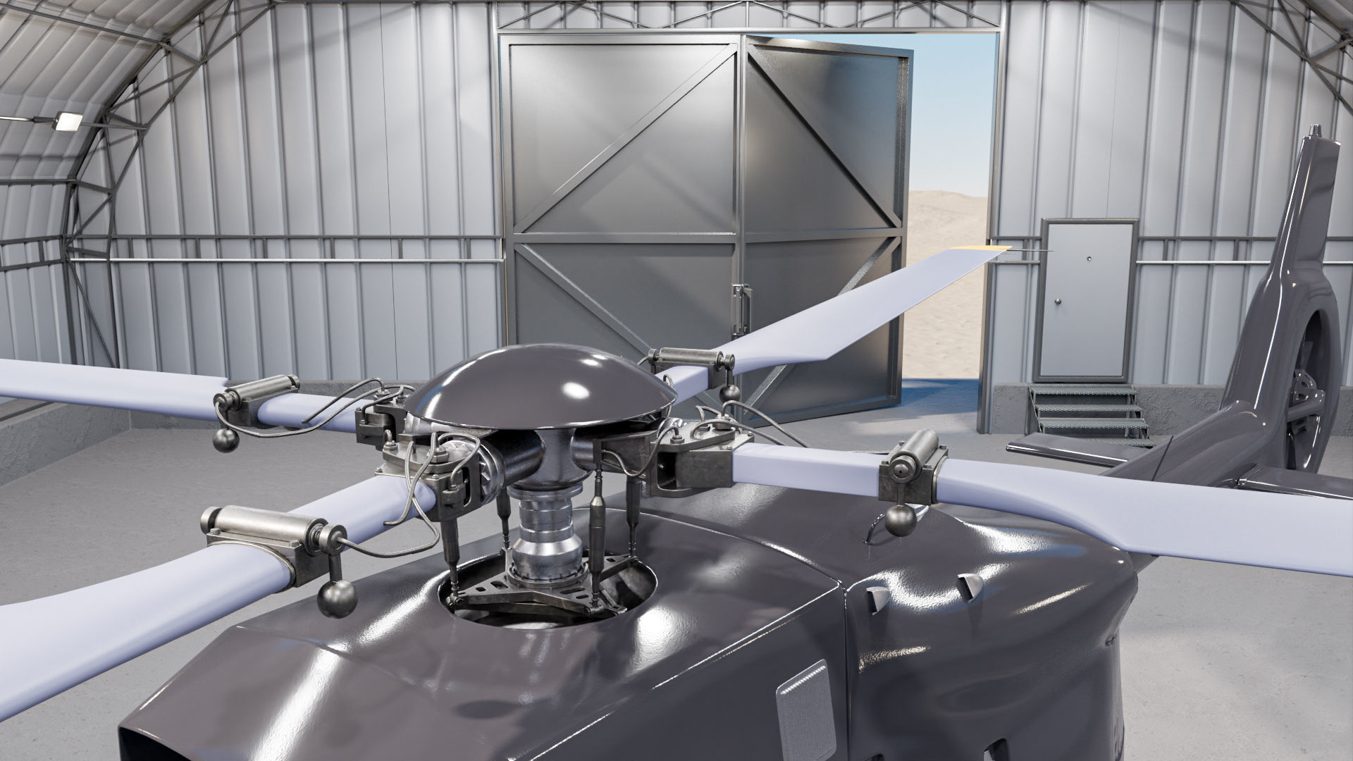 Airbus Helicopter H145 3D model_8