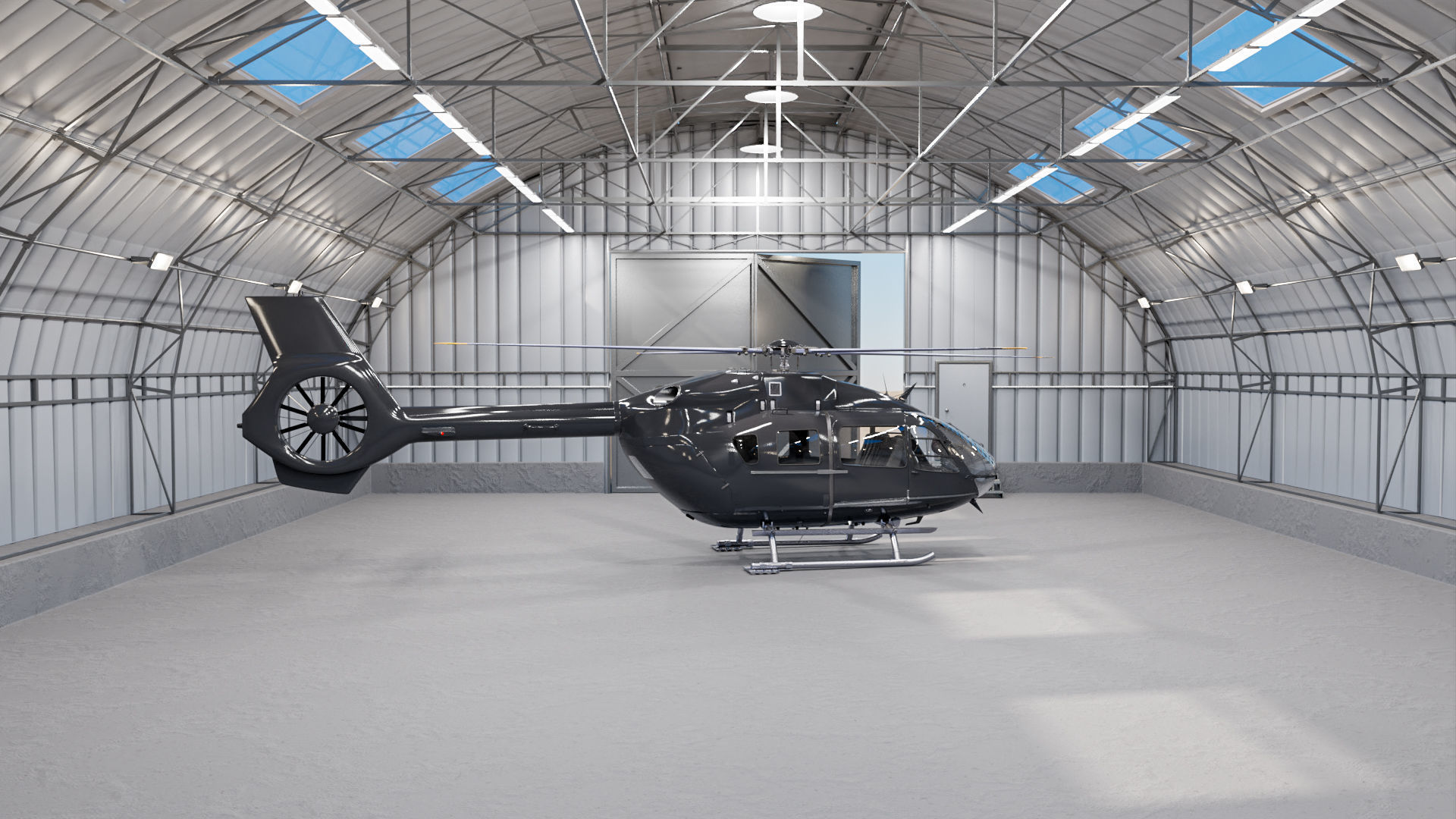 Airbus Helicopter H145 3D model_7