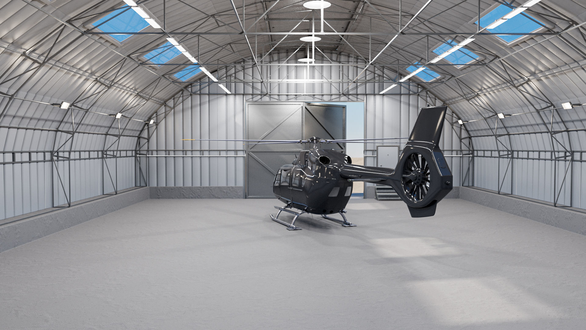 Airbus Helicopter H145 3D model_4