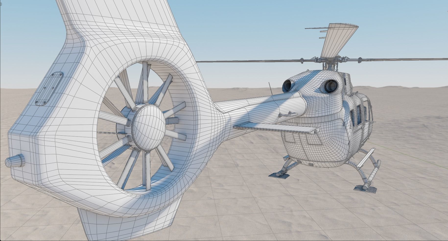 Airbus Helicopter H145 3D model_16