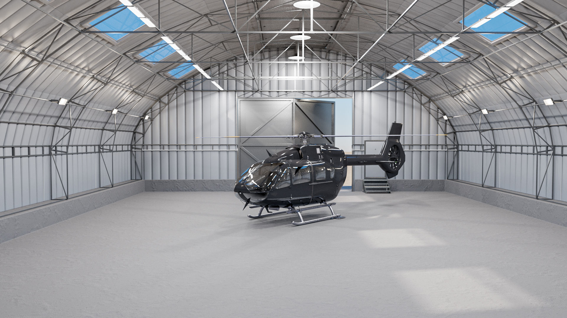 Airbus Helicopter H145 3D model_2